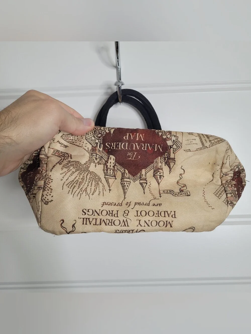 Harry Potter Marauder's Map print insulated lunch tote